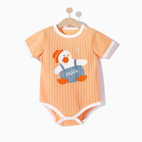 Boys And Girls Thin Short-Sleeved Romper Newborn Triangle Romper