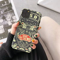 Compatible with Apple, Retro Locomotive Series Iphone12pro Mobile Phone Case Skin Feel Hard Shell