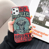 Compatible with Apple, Retro Locomotive Series Iphone12pro Mobile Phone Case Skin Feel Hard Shell