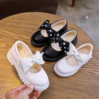 Princess Polka Dot Bow Single Shoes