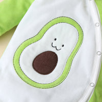 Children's Khayi Fruit Avocado Long Sleeve Pants Climbing Suit