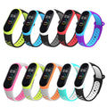 Mi Band 4 Wristband Universal Mi 3 Smart Sports Bracelet With Dual Color Replacement Strap