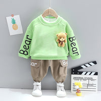 Children's Suits Children's Spring Clothes Western-style Baby Cute Two-piece Suits