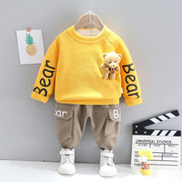 Children's Suits Children's Spring Clothes Western-style Baby Cute Two-piece Suits