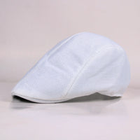 Cotton Linen Beret Spring And Autumn Men's Breathable Cap Forward Cap