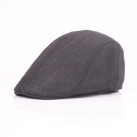 Cotton Linen Beret Spring And Autumn Men's Breathable Cap Forward Cap