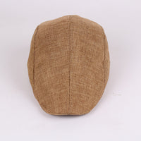Cotton Linen Beret Spring And Autumn Men's Breathable Cap Forward Cap