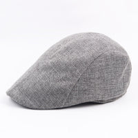 Cotton Linen Beret Spring And Autumn Men's Breathable Cap Forward Cap