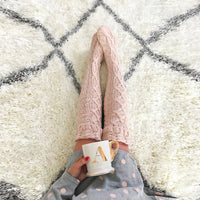 European And American Twist Over The Knee Adult Pile Socks