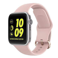 Suitable For Watch Strap Liquid Silicone Sports Strap Simple Solid Color Wristband