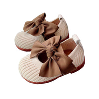 Bowknot Square Mouth Baby Soft Sole Toddler Shoes