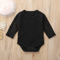 Long-Sleeved Lace Princess Romper Bag Fart Clothes