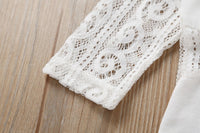 Long-Sleeved Lace Princess Romper Bag Fart Clothes