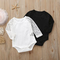 Long-Sleeved Lace Princess Romper Bag Fart Clothes