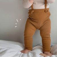 Spring And Autumn Men's And Women's Baby Leggings Adjustable Strap Trousers
