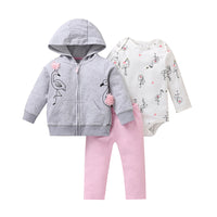 Boy's Suit Striped Trousers Long-Sleeved Three-Piece Trousers Suit
