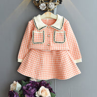 Autumn Women's Treasure Half-Length Skirt Spring Two-Piece Suit