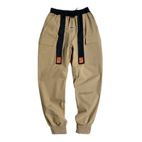 Guochao Tactical Function Multi-pocket Overalls Men's Fashion Brand Loose Long Pants