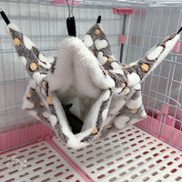 Warm Double Mezzanine Hammock Small Pet Hammock Hanging Squirrel Sleeping Bag