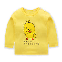 Children's Long-Sleeved T-shirt, Cotton Sweater, Girl's One-Piece Top