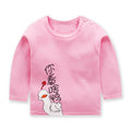Children's Long-Sleeved T-shirt, Cotton Sweater, Girl's One-Piece Top