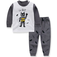 New Children's Autumn Clothes Long Trousers Suit Boys and Girls Home Service