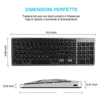 Tablet Phone Universal Digital Rechargeable Bluetooth Keyboard