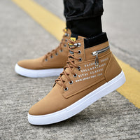 High-Top Shoes Korean Men's Shoes Student Canvas Shoes Men's Casual Shoes