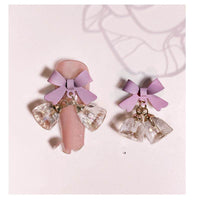 Transparent Symphony Bowknot Wind Chime Metal Decoration