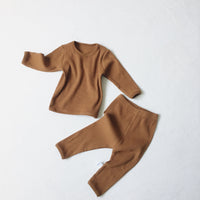 Solid Color Hang Strip Home Service Suit For Infants and Children