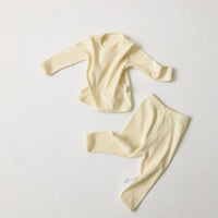 Solid Color Hang Strip Home Service Suit For Infants and Children