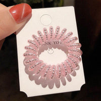 Cute Tie Hair Phone Head Rope Ball Head Ponytail Leather Case