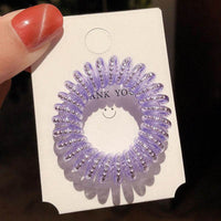 Cute Tie Hair Phone Head Rope Ball Head Ponytail Leather Case