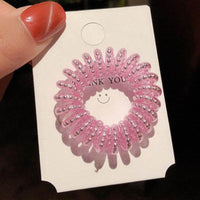 Cute Tie Hair Phone Head Rope Ball Head Ponytail Leather Case