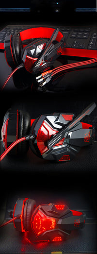 Head-Mounted Desktop Gaming Laptop With Microphone Voice