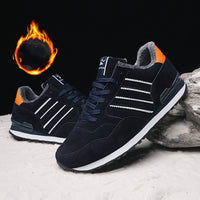 Men's Tide Plus Velvet Mesh Breathable Travel Running Shoes