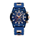 Three-Eye Chronograph Movement Quartz Watch