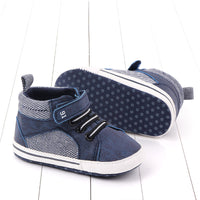 Baby Soft-soled Non-slip Mid-high Casual Toddler Shoes