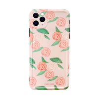 Pink Rose Girl Soft Shell Phone Case