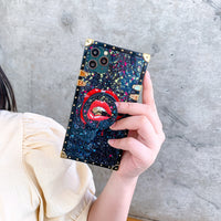 Compatible with Apple , Applicable Ring Square Star Flower Phone Case
