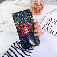 Compatible with Apple , Applicable Ring Square Star Flower Phone Case