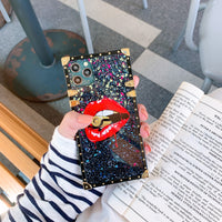 Compatible with Apple , Applicable Ring Square Star Flower Phone Case