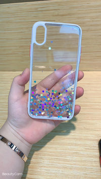 Gradient glitter phone case