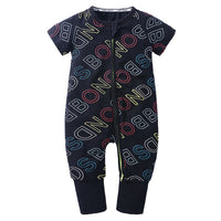 Baby Short-Sleeved One-Piece Summer Cotton Newborn Romper