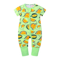 Baby Short-Sleeved One-Piece Summer Cotton Newborn Romper