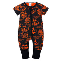 Baby Short-Sleeved One-Piece Summer Cotton Newborn Romper