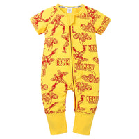 Baby Short-Sleeved One-Piece Summer Cotton Newborn Romper