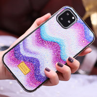 Compatible with Apple , Diamond-Studded Mobile Phone Case Skinning Creativity