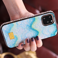 Compatible with Apple , Diamond-Studded Mobile Phone Case Skinning Creativity