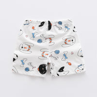 Boys Summer Cotton Thin Open Crotch Shorts